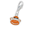 Sterling Silver Kidz Charm Sterling Silver Enamel Kidz Charm - Monkey - Jewellery Princess