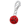 Sterling Silver Kidz Charm Sterling Silver Enamel Kidz Charm - Sad Face - Jewellery Princess