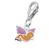 Sterling Silver Kidz Charm Sterling Silver Enamel Kidz Charm - Bird - Jewellery Princess