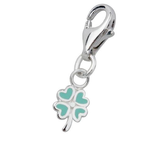 Sterling Silver Kidz Charm Sterling Silver Enamel Kidz Charm - Luck - Jewellery Princess