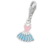 Sterling Silver Kidz Charm Sterling Silver Enamel Kidz Charm - Tutu - Jewellery Princess