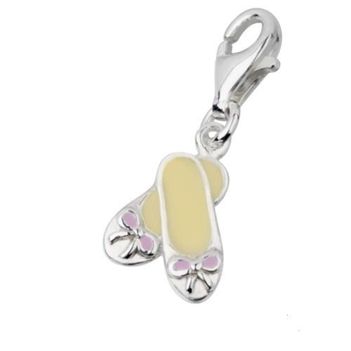 Sterling Silver Kidz Charm Sterling Silver Enamel Kidz Charm - Ballet - Jewellery Princess