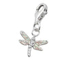 Sterling Silver Kidz Charm Sterling Silver Bling Kidz Charm - Dragonfly - Jewellery Princess