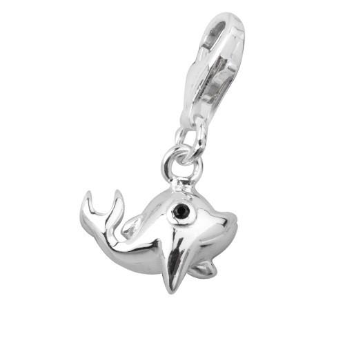 Sterling Silver Kidz Charm Sterling Silver Bling Kidz Charm - Whale - Jewellery Princess