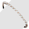 Gold Plated Bracelet Gold Plated Silver Bling Hinged Bracelet featuring Clear Swarovski Crystals - MSE Fashion