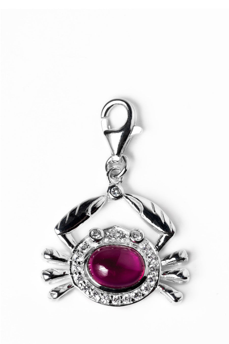 Sterling Silver Charm Sterling Silver Bling Charm - Crab - Shen Star