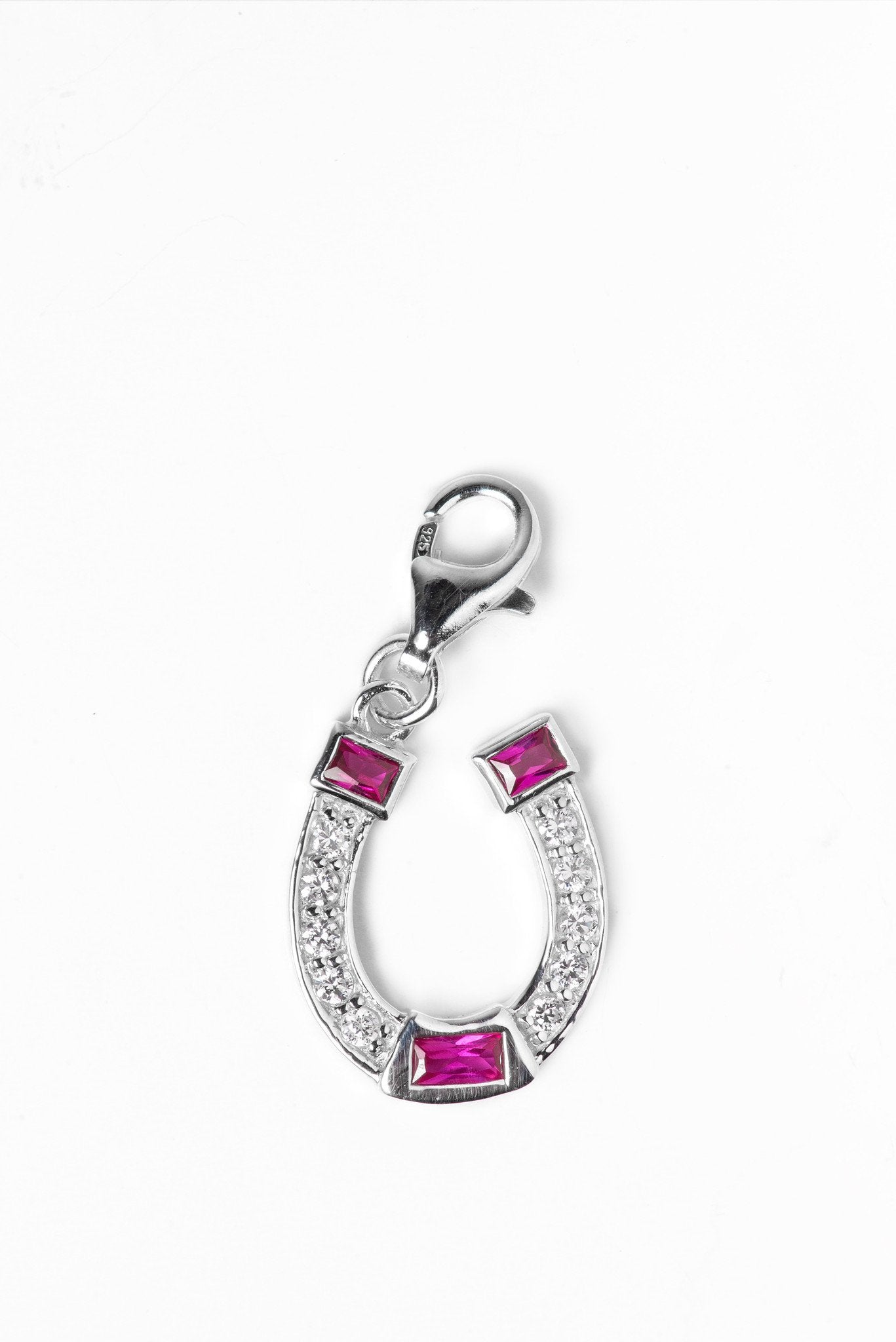 Sterling Silver Charm Sterling Silver Bling Charm - Horseshoe - Shen Star