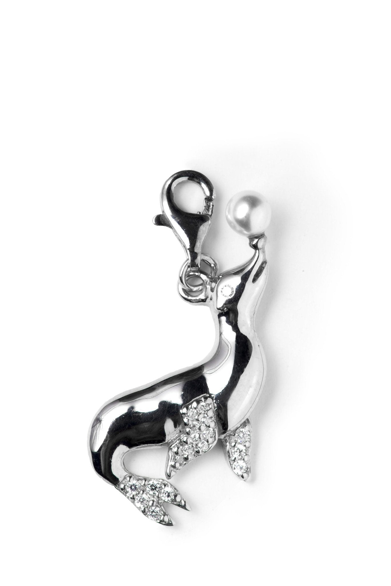 Sterling Silver Kidz Charm Sterling Silver Bling Kidz Charm - Trained Seal - Shen Star