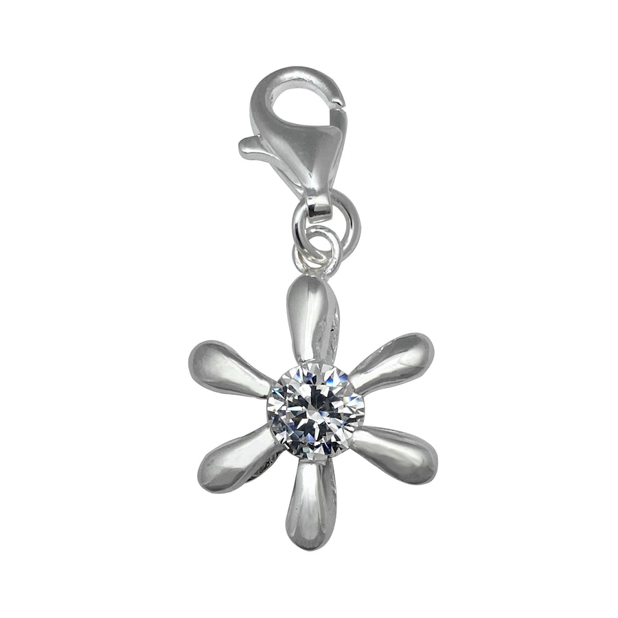 Sterling Silver Bling Kidz Charm - Flower