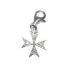 Sterling Silver Bling Kidz Charm - Maltese Cross