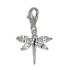 Sterling Silver Charm Sterling Silver Bling Charm - Dragon Fly - Shen Star