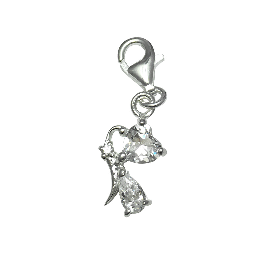 Sterling Silver Bling Kidz Charm - Butterfly