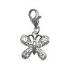 Sterling Silver Bling Kidz Charm - Butterfly