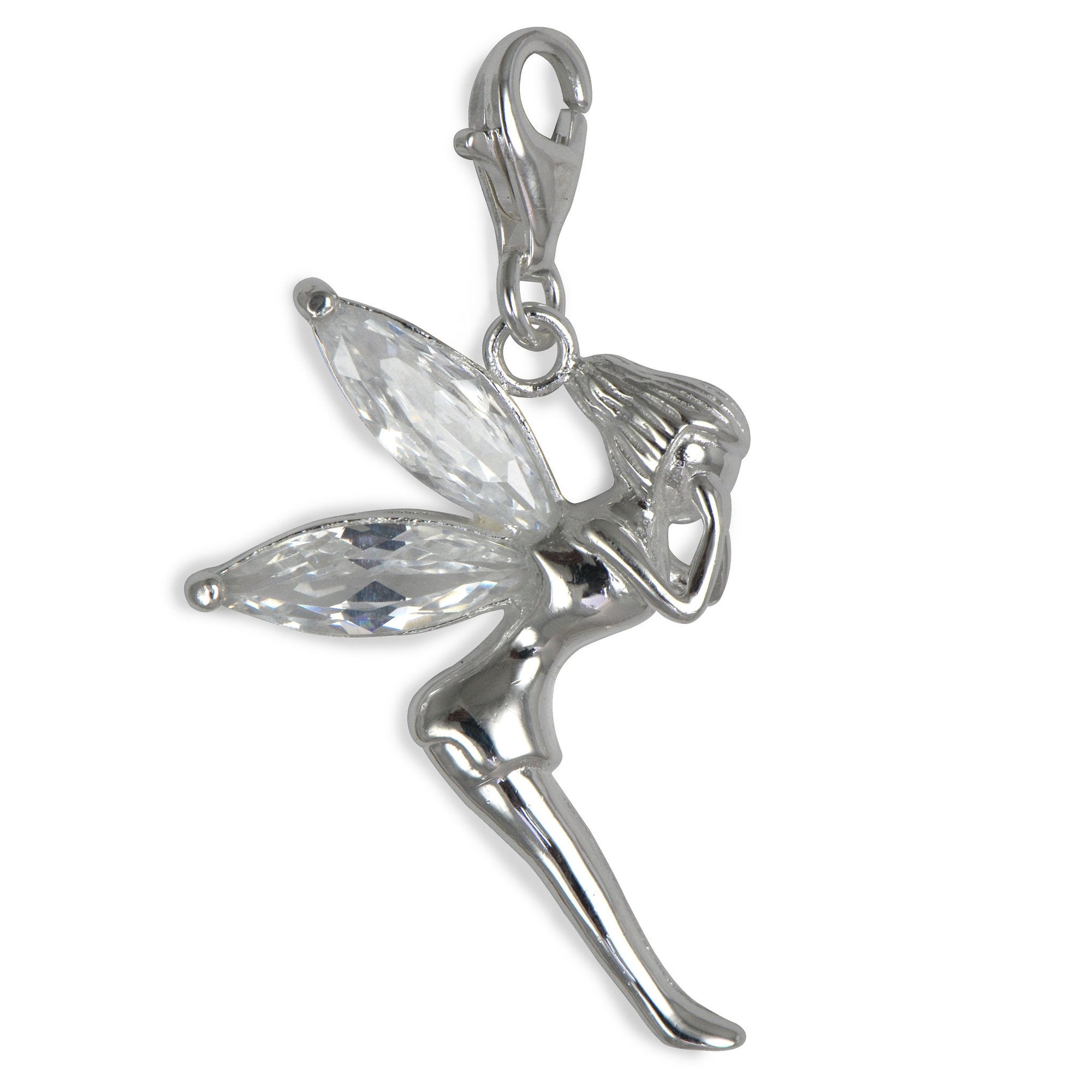 Sterling Silver Charm Sterling Silver Bling Charm - Tinkerbell - Shen Star