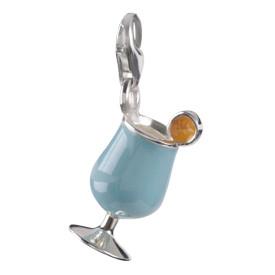 Sterling Silver Enamel Charms Sterling Silver Enamel Charm - Cocktail 2 - Verado