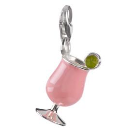 Sterling Silver Enamel Charms Sterling Silver Enamel Charm - Cocktail - Verado