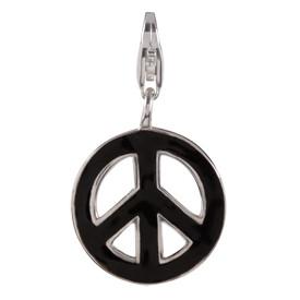 Sterling Silver Enamel Charms Sterling Silver Enamel Charm - Peace 3 - Verado