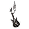 Sterling Silver Enamel Charms Sterling Silver Enamel Charm - Electric Guitar 3 - Verado