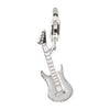 Sterling Silver Enamel Charms Sterling Silver Enamel Charm - Electric Guitar - Verado
