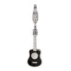 Sterling Silver Enamel Charms Sterling Silver Enamel Charm - Acoustic Guitar 2 - Verado