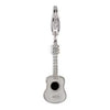 Sterling Silver Enamel Charms Sterling Silver Enamel Charm - Acoustic Guitar - Verado