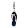 Sterling Silver Enamel Charms Sterling Silver Enamel Charm - Thongs 4 - Verado