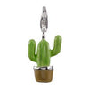 Sterling Silver Enamel Charms Sterling Silver Enamel Charm - Cactus - Verado