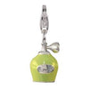 Sterling Silver Enamel Charms Sterling Silver Enamel Charm - Perfume Bottle 2 - Verado