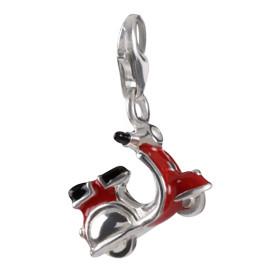 Sterling Silver Enamel Charms Sterling Silver Enamel Charm - Scooter 4 - Verado