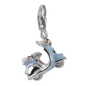 Sterling Silver Enamel Charms Sterling Silver Enamel Charm - Scooter 2 - Verado