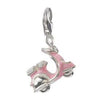 Sterling Silver Enamel Charms Sterling Silver Enamel Charm - Scooter - Verado