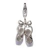 Sterling Silver Enamel Charms Sterling Silver Enamel Charm - Ballet Shoes - Verado