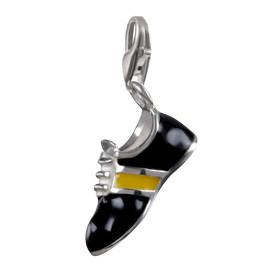 Sterling Silver Enamel Charms Sterling Silver Enamel Charm - Footy Boot 2 - Verado