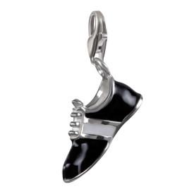 Sterling Silver Enamel Charms Sterling Silver Enamel Charm - Footy Boot - Verado