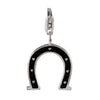 Sterling Silver Enamel Charms Sterling Silver Enamel Charm - Horseshoe 2 - Verado