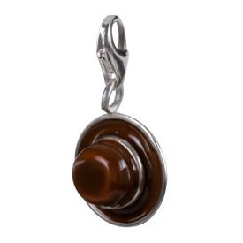 Sterling Silver Enamel Charms Sterling Silver Enamel Charm - Cowboy Hat - Verado