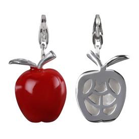Sterling Silver Enamel Charms Sterling Silver Enamel Charm - Apple - Verado