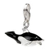 Sterling Silver Enamel Charms Sterling Silver Enamel Charm - Whale - Verado