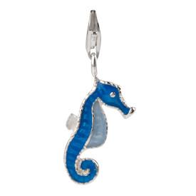 Sterling Silver Enamel Charms Sterling Silver Enamel Charm - Seahorse - Verado