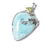 Sterling Silver Larimar and Peridot Pendant