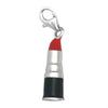 Sterling Silver Enamel Charm - Lipstick