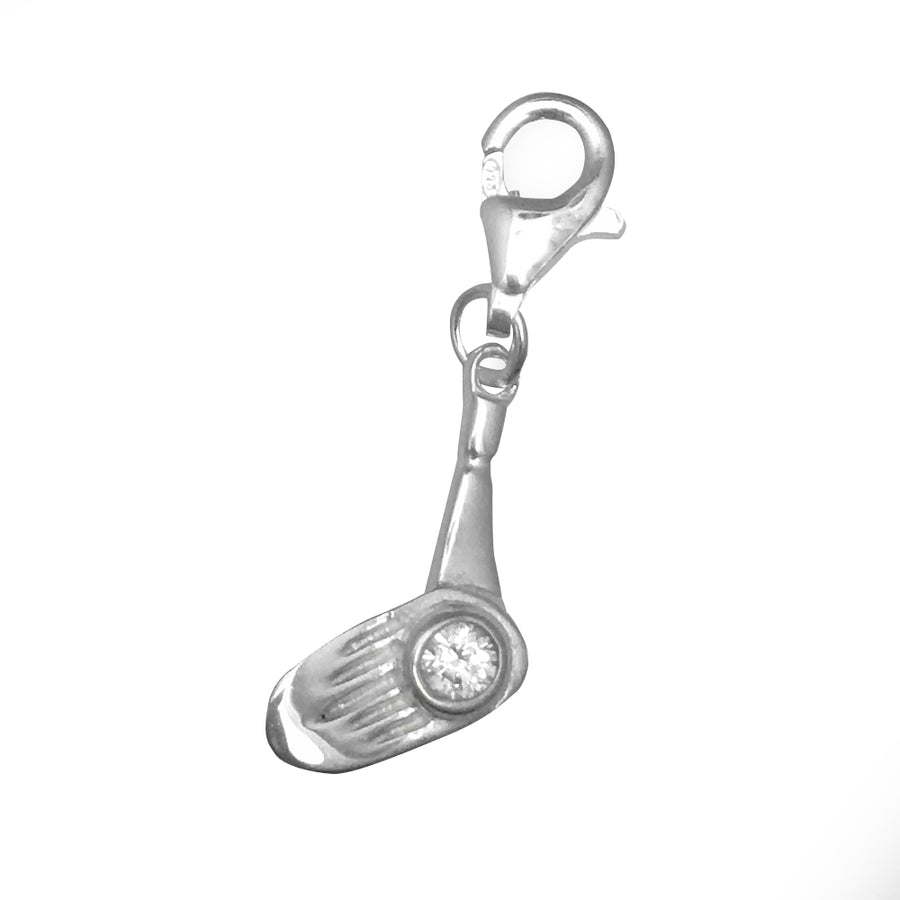 Sterling Silver Bling Kidz Charm - Golf Club