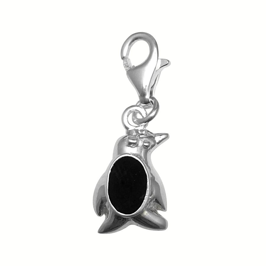 Sterling Silver Enamel Kidz Charm - Penguin