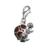 Sterling Silver Enamel Kidz Charm - Turtle