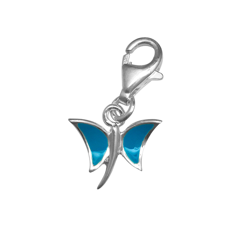 Sterling Silver Enamel Kidz Charm - Butterfly