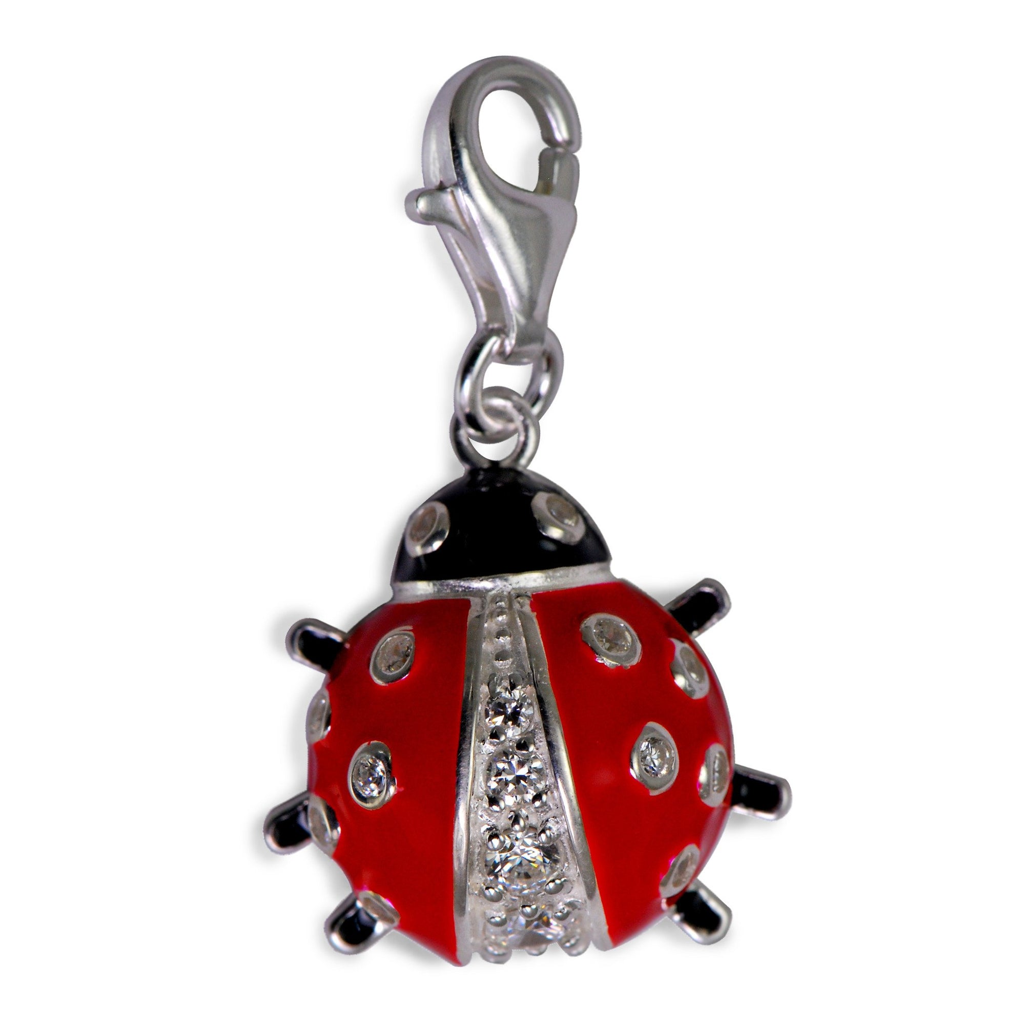 Sterling Silver Kidz Charm Sterling Silver Bling Kidz Charm - Lady Bird - Shen Star