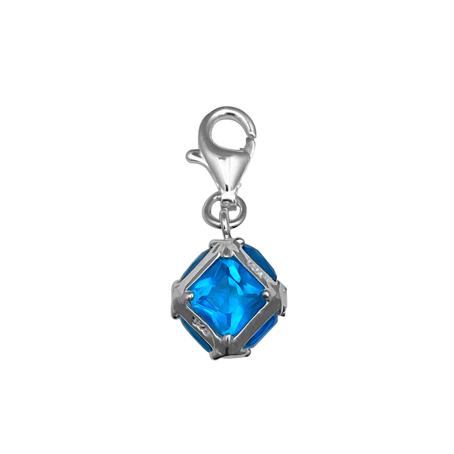 Sterling Silver Bling Kidz Charm - Blue