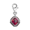 Sterling Silver Bling Kidz Charm - Ruby