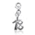 Sterling Silver Numerical Charm -  No.18