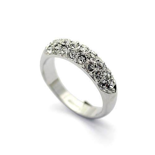 Custom Made Ring featuring Swarovski Clear Bling Crystals